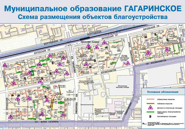 Гагаринский схема магазинов